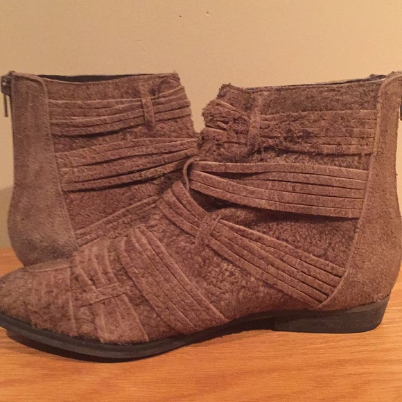 Free People Shoes Free People Distress Suede Decades Boots Eu 37 7 Poshmark